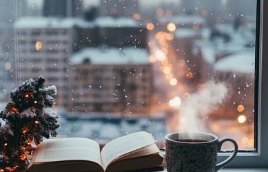 zimsko branje ob oknu