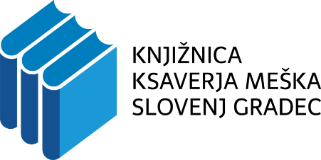 Logotip knjižnice ksaverja meška slovenj gradec