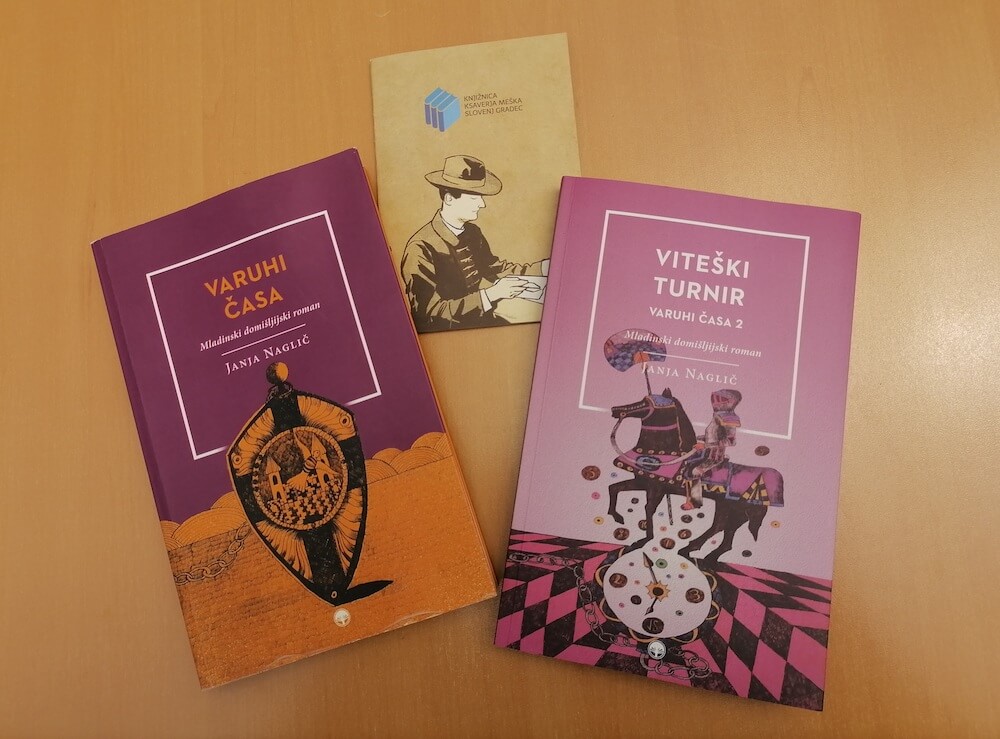 Tri knjige avtorice Janje Naglič