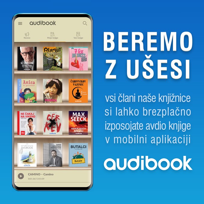 Aplikacija Audiobook - oglas