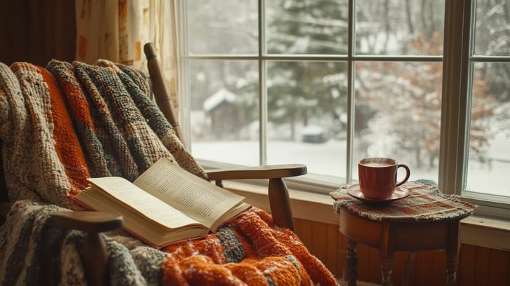 zimsko branje ob oknu